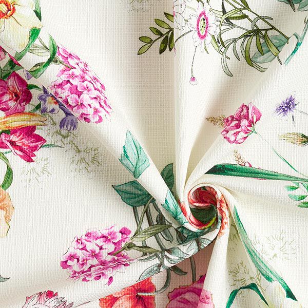 Panama Stretch Schnittblumen – creme | Reststück 50cm
