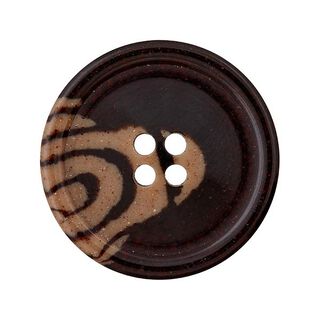 Kaffee/Polyesterknopf Recycling 4-Loch, 