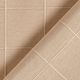 Dekostoff Gitter-Karo recycelt – dunkelbeige,  thumbnail number 3