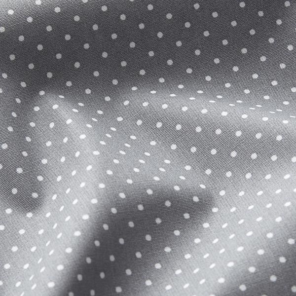 Beschichtete Baumwolle kleine Punkte – grau