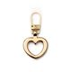 Fashion-Zipper Herz [ 40 x 20 x 2 mm ] | Prym – gold,  thumbnail number 3