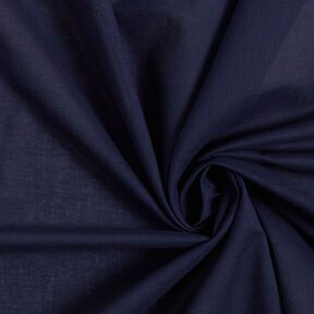Baumwollbatist Uni – marineblau, 
