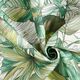 Outdoorstoff Canvas Aquarell Blätter – grün,  thumbnail number 3