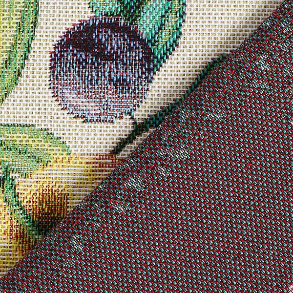 Dekopanel Gobelin bunte Früchte – hellbeige/karminrot, image number 4