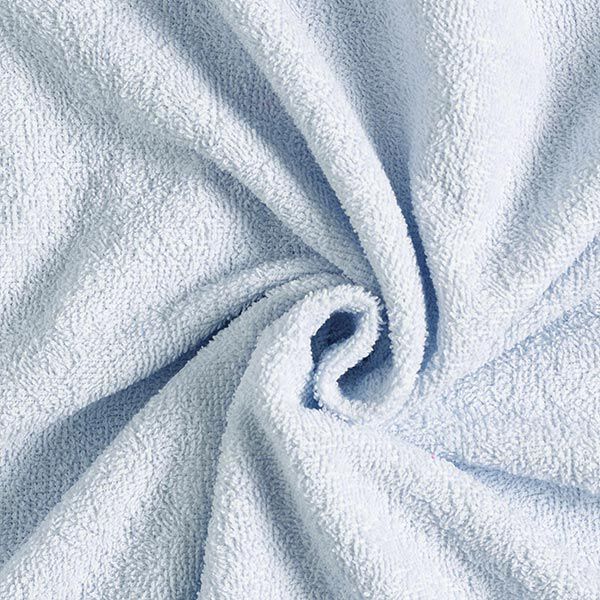 Frotteestoff – babyblau | Reststück 100cm