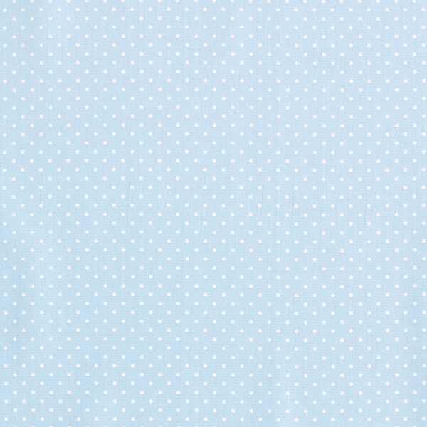 Baumwollpopeline kleine Punkte – hellblau/weiss,  image number 1