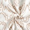 Baumwollstoff Schlangenlinien – beige/dunkelbeige,  thumbnail number 4
