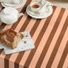 Dekostoff Canvas fröhliche Streifen – lachs/braun,  thumbnail number 6
