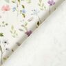 Rippenjersey Aquarell Blumenwiese – elfenbein,  thumbnail number 4