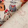 Dekostoff Halbpanama elegante Katzen – natur/grau,  thumbnail number 4