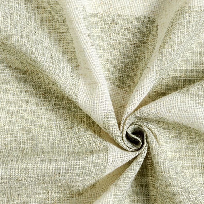 Gardinenstoff Leinen-Mix Formen  – schilf/natur,  image number 3