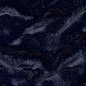 Kunstfell Herzen | Poppy Fabrics – schwarzblau, 