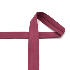 Schrägband Baumwolljersey [20 mm] – bordeauxrot, 