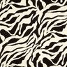 Viskose-Crêpe Zebra-Muster – schwarz/elfenbein,  thumbnail number 1