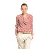 Crêpe Gewebe Pinselstriche – pink/dunkelbeige,  thumbnail number 5