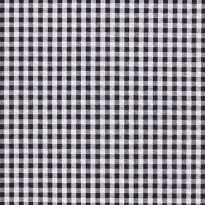 Seersucker Baumwollmix Vichy-Karos – schwarz, 