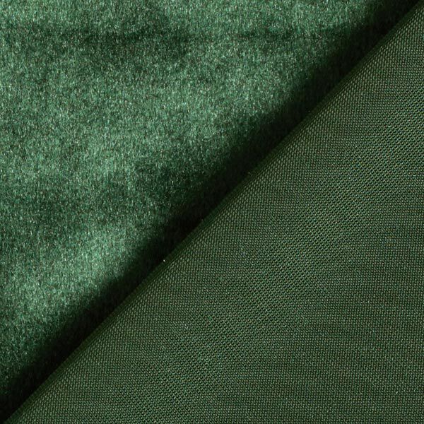 Dekostoff Samt – dunkelgrün | Reststück 50cm