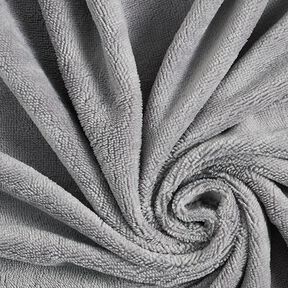 Kuschelfrottee Bambus Uni – grau, 