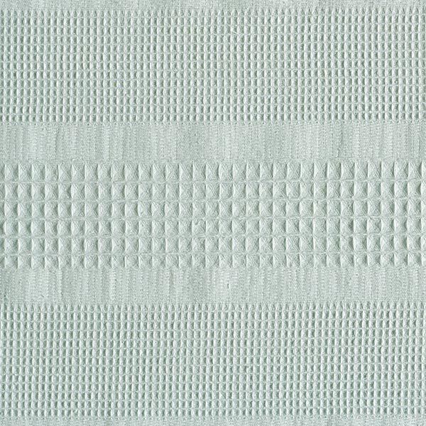 Waffelpiqué Querstreifen – pastellgrün | Reststück 50cm