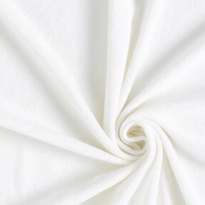 Frotteestoff Stretch Uni – weiss, 