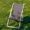 Outdoor Liegestuhlstoff Uni 44 cm – schiefergrau,  thumbnail number 4