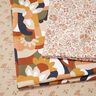 Baumwollstoff Cretonne zartes Blumenmuster – weiss/zimt,  thumbnail number 5