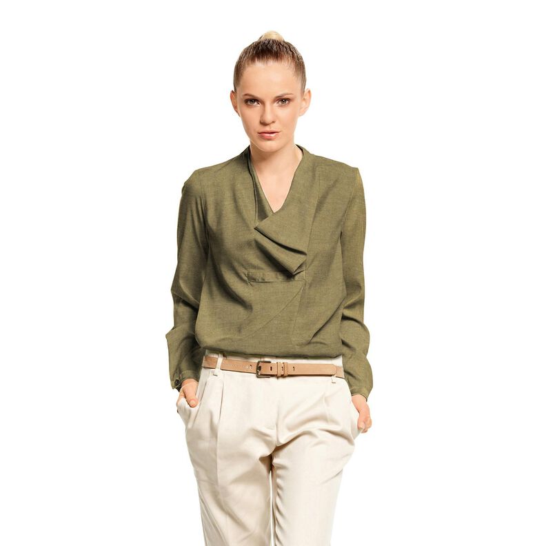 GOTS Batist | TULA – khaki,  image number 5