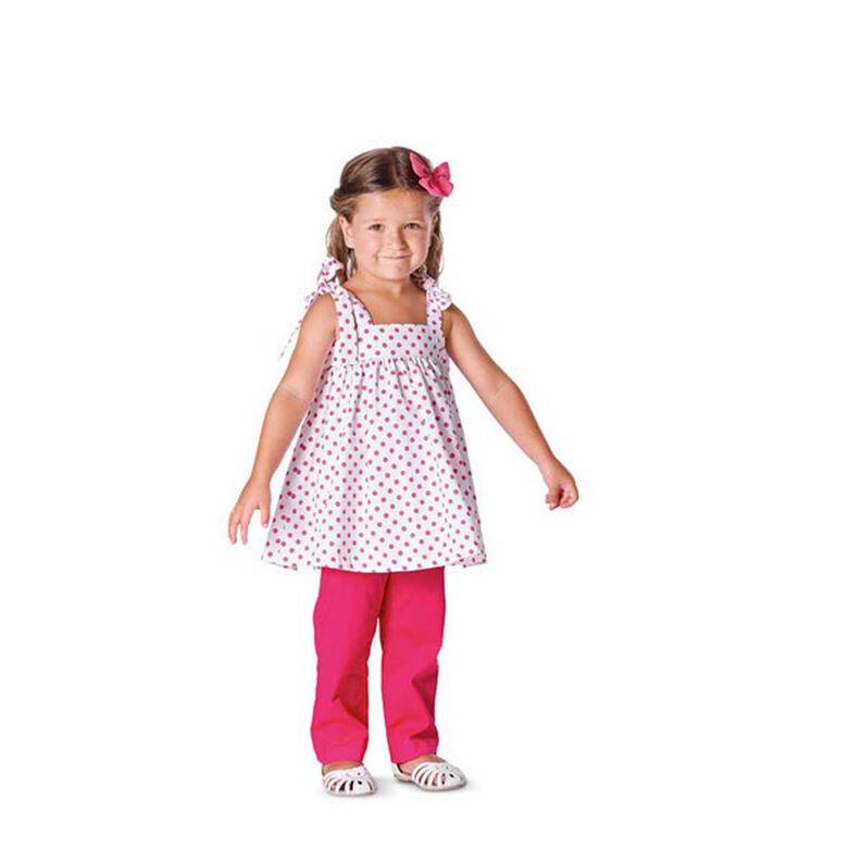 Mädchen-Trägerkleid / Hose | Burda 9437 | 86-116,  image number 2