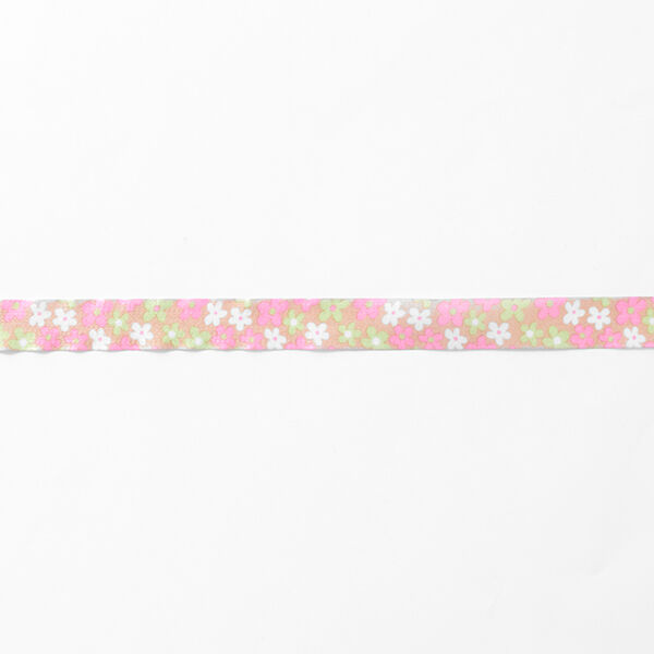 Satinband Blumen – pink/rosa, image number 2