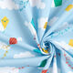 Popeline Drachen Digitaldruck | PETIT CITRON – babyblau – Muster,  thumbnail number 3