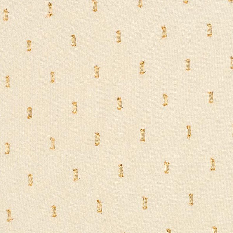 Viskosestoff Glitzertropfen – sand,  image number 1