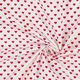Popeline Stoff Miniherzen – weiss,  thumbnail number 2