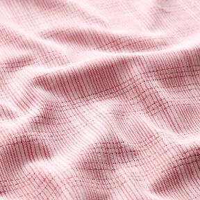Cord unregelmäßiges Karo – rosa, 