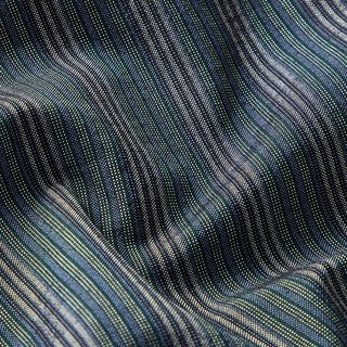 Hemdenstoff breite und schmale Streifen – taubenblau/hellgrau, 