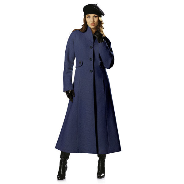 Woll-Walkloden – blau | Reststück 50cm