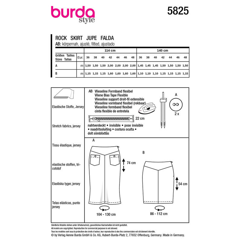 Rock | Burda 5825 | 36-48,  image number 9