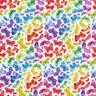 Baumwollpopeline Regenbogen-Schmetterlinge Digitaldruck – weiss/farbmix,  thumbnail number 1