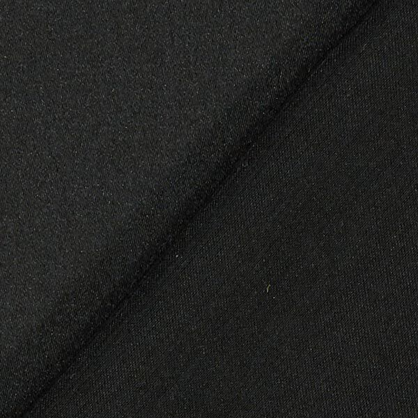 Mikrofaser Satin – schwarz | Reststück 50cm