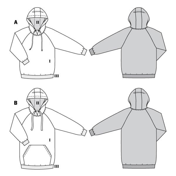 Sweatshirt | Burda 6195 | 44/46-56/58, image number 8