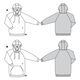 Sweatshirt | Burda 6195 | 44/46-56/58,  thumbnail number 8