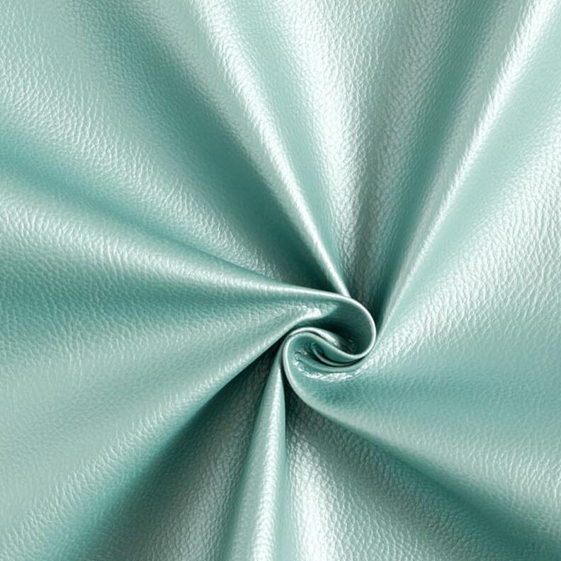 Lederimitat Metallic – mint,  image number 1