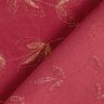 Feincord Glitzerstickerei Blumen – karminrot,  thumbnail number 5