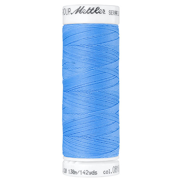 Seraflex Nähgarn für elastische Nähte (0818) | 130 m | Mettler – stahlblau, image number 1