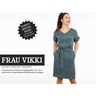 FRAU VIKKI lockeres Kleid mit V-Ausschnitt und Gürtel | Studio Schnittreif | XS-XXL,  thumbnail number 1