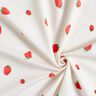 GOTS Baumwolljersey Aquarell Erdbeeren Digitaldruck – elfenbein,  thumbnail number 3
