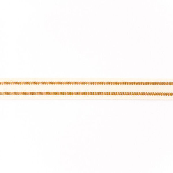 Webband Baumwolle Streifen – sand, image number 1