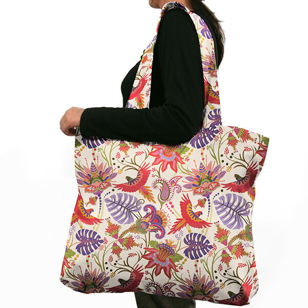 Outdoorstoff Canvas Flora und Fauna – rot,  image number 9