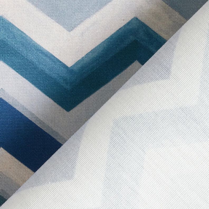 Outdoorstoff Canvas Zacken – blau, image number 4
