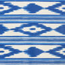 Beschichtete Baumwolle Ethno-Streifen – blau,  thumbnail number 1