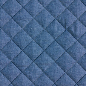 Jeans-Teddy Steppstoff – stahlblau, 